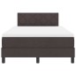 vidaXL Letto a Rete con Materasso e LED Marrone Scuro 120x190 cm in Tessuto vidaXL Letto a Rete con Materasso e LED Marrone Scuro 120x190 cm in Tessuto