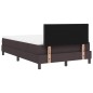 vidaXL Letto a Rete con Materasso e LED Marrone Scuro 120x190 cm in Tessuto vidaXL Letto a Rete con Materasso e LED Marrone Scuro 120x190 cm in Tessuto