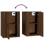 Set Mobili Porta TV 3 pz Rovere Marrone in Legno Multistrato Set Mobili Porta TV 3 pz Rovere Marrone in Legno Multistrato