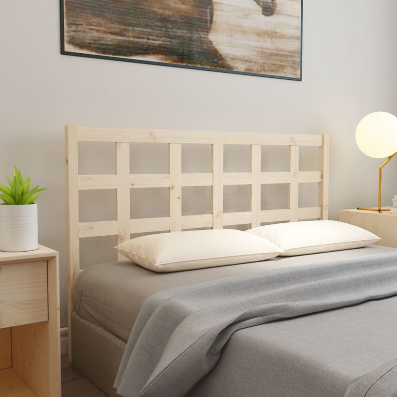 Testiera per Letto 156x4x100 cm in Legno Massello di Pino Testiera per Letto 156x4x100 cm in Legno Massello di Pino