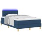 vidaXL Letto a Molle con Materasso e Luce LED Blu 120x200 cm in Tessuto vidaXL Letto a Molle con Materasso e Luce LED Blu 120x200 cm in Tessuto