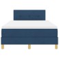 vidaXL Letto a Molle con Materasso e Luce LED Blu 120x200 cm in Tessuto vidaXL Letto a Molle con Materasso e Luce LED Blu 120x200 cm in Tessuto