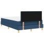 vidaXL Letto a Molle con Materasso e Luce LED Blu 120x200 cm in Tessuto vidaXL Letto a Molle con Materasso e Luce LED Blu 120x200 cm in Tessuto