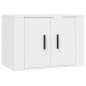Set di Mobili Porta TV 5 pz Bianco in Legno Multistrato Set di Mobili Porta TV 5 pz Bianco in Legno Multistrato