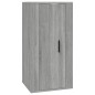 Set di Mobili Porta TV 5 pz Grigio Sonoma in Legno Multistrato Set di Mobili Porta TV 5 pz Grigio Sonoma in Legno Multistrato