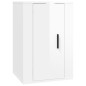 Set di Mobili Porta TV 5 pz Bianco Lucido in Legno Multistrato Set di Mobili Porta TV 5 pz Bianco Lucido in Legno Multistrato
