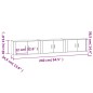 Mobili Porta TV a Parete 3 pz Bianco 80x34,5x40 cm Mobili Porta TV a Parete 3 pz Bianco 80x34,5x40 cm
