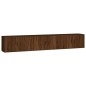 Mobili Porta TV a Parete 3 pz Rovere Marrone 80x34,5x40 cm Mobili Porta TV a Parete 3 pz Rovere Marrone 80x34,5x40 cm