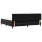 vidaXL Letto a Box con Materasso e LED Nero 200x200 cm Velluto vidaXL Letto a Box con Materasso e LED Nero 200x200 cm Velluto