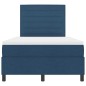 vidaXL Letto con molle e materasso LED blu, 120 x 190 cm in tessuto. vidaXL Letto con molle e materasso LED blu, 120 x 190 cm in tessuto.