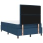 vidaXL Letto con molle e materasso LED blu, 120 x 190 cm in tessuto. vidaXL Letto con molle e materasso LED blu, 120 x 190 cm in tessuto.