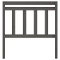 Testiera per Letto Grigia 96x4x100 cm in Legno Massello di Pino Testiera per Letto Grigia 96x4x100 cm in Legno Massello di Pino