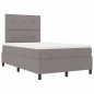 vidaXL Letto a molle con materasso e luce LED - Tortora - 120 x 200 cm - Tessuto vidaXL Letto a molle con materasso e luce LED - Tortora - 120 x 200 cm - Tessuto
