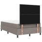 vidaXL Letto a molle con materasso e luce LED - Tortora - 120 x 200 cm - Tessuto vidaXL Letto a molle con materasso e luce LED - Tortora - 120 x 200 cm - Tessuto