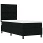 vidaXL Letto con molle , materasso e luci LED, nero, 80x200 cm in tessuto vidaXL Letto con molle , materasso e luci LED, nero, 80x200 cm in tessuto