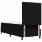 vidaXL Letto con molle , materasso e luci LED, nero, 80x200 cm in tessuto vidaXL Letto con molle , materasso e luci LED, nero, 80x200 cm in tessuto