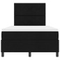 VidaXL Letto con Molle e Materasso e Luce LED - Nero - 120x190 cm - Tessuto