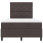 vidaXL Letto con molle e materasso, LED in marrone scuro, 120 x 200 cm vidaXL Letto con molle e materasso, LED in marrone scuro, 120 x 200 cm