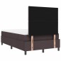 vidaXL Letto con molle e materasso, LED in marrone scuro, 120 x 200 cm vidaXL Letto con molle e materasso, LED in marrone scuro, 120 x 200 cm