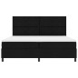 vidaXL Letto con molle, materasso e LED Nero 200x200 cm - Struttura in tessuto vidaXL Letto con molle, materasso e LED Nero 200x200 cm - Struttura in tessuto