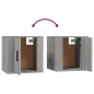 Set di Mobili Porta TV 4 pz Grigio Sonoma in Legno Multistrato Set di Mobili Porta TV 4 pz Grigio Sonoma in Legno Multistrato