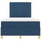 vidaXL Letto a Box Spring con Materasso & LED Blu 120x200 cm Tessuto vidaXL Letto a Box Spring con Materasso & LED Blu 120x200 cm Tessuto