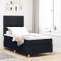 vidaXL Letto con box spring con materasso & LED nero 80x200 cm in tessuto vidaXL Letto con box spring con materasso & LED nero 80x200 cm in tessuto