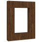 Set Mobili Porta TV 8pz Rovere Marrone in Legno Multistrato Set Mobili Porta TV 8pz Rovere Marrone in Legno Multistrato