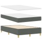 vidaXL Letto a molle con materasso & LED grigio scuro 120x190 cm in tessuto vidaXL Letto a molle con materasso & LED grigio scuro 120x190 cm in tessuto