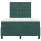 vidaXL Letto a box con materasso e LED Verde Scuro 120x200 cm Velluto vidaXL Letto a box con materasso e LED Verde Scuro 120x200 cm Velluto