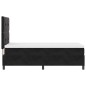 vidaXL Letto a Molle con Materasso e LED Nero 100x200 cm Velluto vidaXL Letto a Molle con Materasso e LED Nero 100x200 cm Velluto