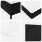 vidaXL Letto a Molle con Materasso e LED Nero 100x200 cm Velluto vidaXL Letto a Molle con Materasso e LED Nero 100x200 cm Velluto