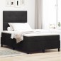 letto a molle vitaXL con materasso e LED nero 120x190 cm velluto