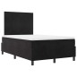 letto a molle vitaXL con materasso e LED nero 120x190 cm velluto