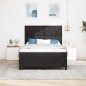 vidaXL Letto con Box Spring e Materasso & LED Nero 140x190 cm Velluto vidaXL Letto con Box Spring e Materasso & LED Nero 140x190 cm Velluto