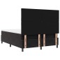 vidaXL Letto con Box Spring e Materasso & LED Nero 140x190 cm Velluto vidaXL Letto con Box Spring e Materasso & LED Nero 140x190 cm Velluto