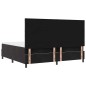 vidaXL Letto Box Spring con Materasso & LED Nero 200x200 cm Velluto