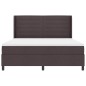 vidaXL Letto con molle, materasso e LED marrone scuro 180x200 cm in tessuto vidaXL Letto con molle, materasso e LED marrone scuro 180x200 cm in tessuto