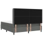 vidaXL Letto a Molle con Materasso & LED Grigio Scuro 180x200 cm in Tessuto vidaXL Letto a Molle con Materasso & LED Grigio Scuro 180x200 cm in Tessuto