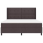 vidaXL Letto a molle con materasso e LED marrone scuro 180x200 cm vidaXL Letto a molle con materasso e LED marrone scuro 180x200 cm