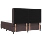 vidaXL Letto a molle con materasso e LED marrone scuro 180x200 cm vidaXL Letto a molle con materasso e LED marrone scuro 180x200 cm