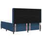vidaXL Letto con molle e materasso & LED blu 180x200 cm in tessuto vidaXL Letto con molle e materasso & LED blu 180x200 cm in tessuto