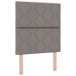 vidaXL Letto a box con materasso e LED in Taupe, 80x200 cm in tessuto vidaXL Letto a box con materasso e LED in Taupe, 80x200 cm in tessuto