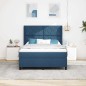 vidaXL Letto a molle con materasso e luci LED blu 140x190 cm in tessuto vidaXL Letto a molle con materasso e luci LED blu 140x190 cm in tessuto