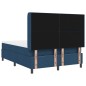 vidaXL Letto a molle con materasso e luci LED blu 140x190 cm in tessuto vidaXL Letto a molle con materasso e luci LED blu 140x190 cm in tessuto