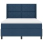 vidaXL Letto con Molle e Materasso & LED Blu 140x200 cm in Tessuto vidaXL Letto con Molle e Materasso & LED Blu 140x200 cm in Tessuto