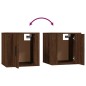 Set Mobili Porta TV 5 pz Rovere Marrone in Legno Multistrato Set Mobili Porta TV 5 pz Rovere Marrone in Legno Multistrato