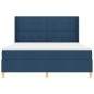 Letto a molle con materasso e LED blu 180x200 cm in tessuto Letto a molle con materasso e LED blu 180x200 cm in tessuto