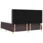 vidaXL Letto a Box Spring con Materasso e LED Marrone Scuro 200x200 cm in Tessuto vidaXL Letto a Box Spring con Materasso e LED Marrone Scuro 200x200 cm in Tessuto