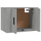 Set Mobili Porta TV 3 pz Grigio Sonoma in Legno Multistrato Set Mobili Porta TV 3 pz Grigio Sonoma in Legno Multistrato